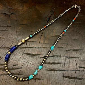 ブライト（Bright）ネックレス（Wave Lapis Lazuli）55cm