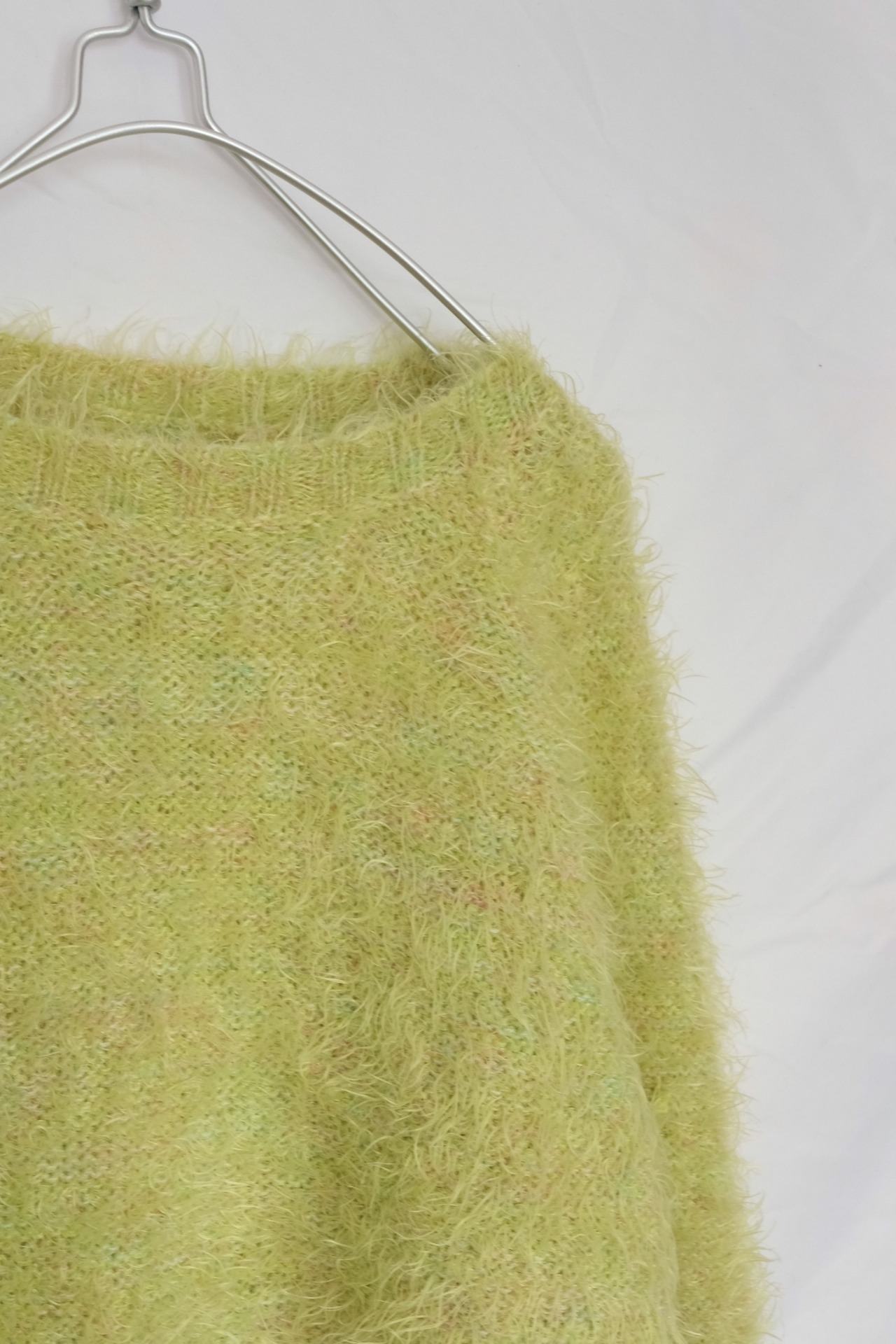 Shaggy knit top