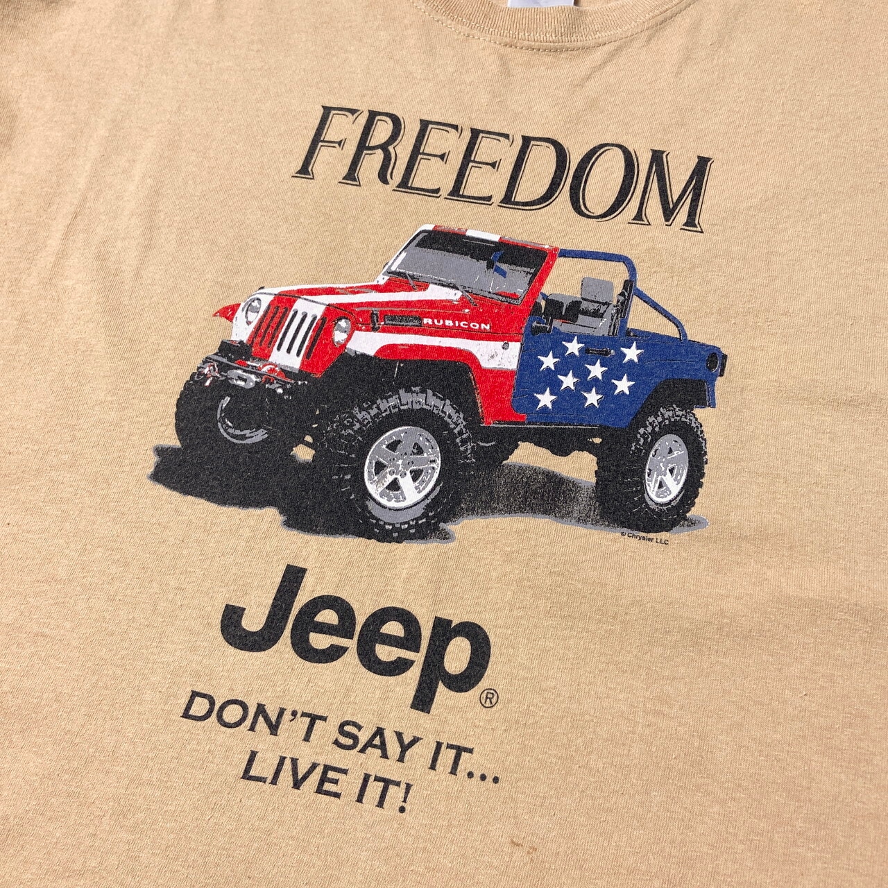 Jeep ジープ RUBICON 企業ロゴ 車プリントTシャツ メンズ2XL 古着 