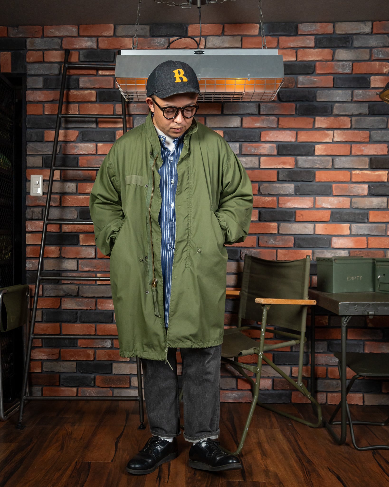 X-LARGE】Germany Fisherman Shirts 
