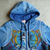 00s True Religion x Grateful Dead ジップパーカー