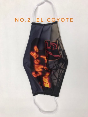 SK8easyウォッシャブル 抗菌防臭 ファッション フォトマスク NO.2  El Coyote