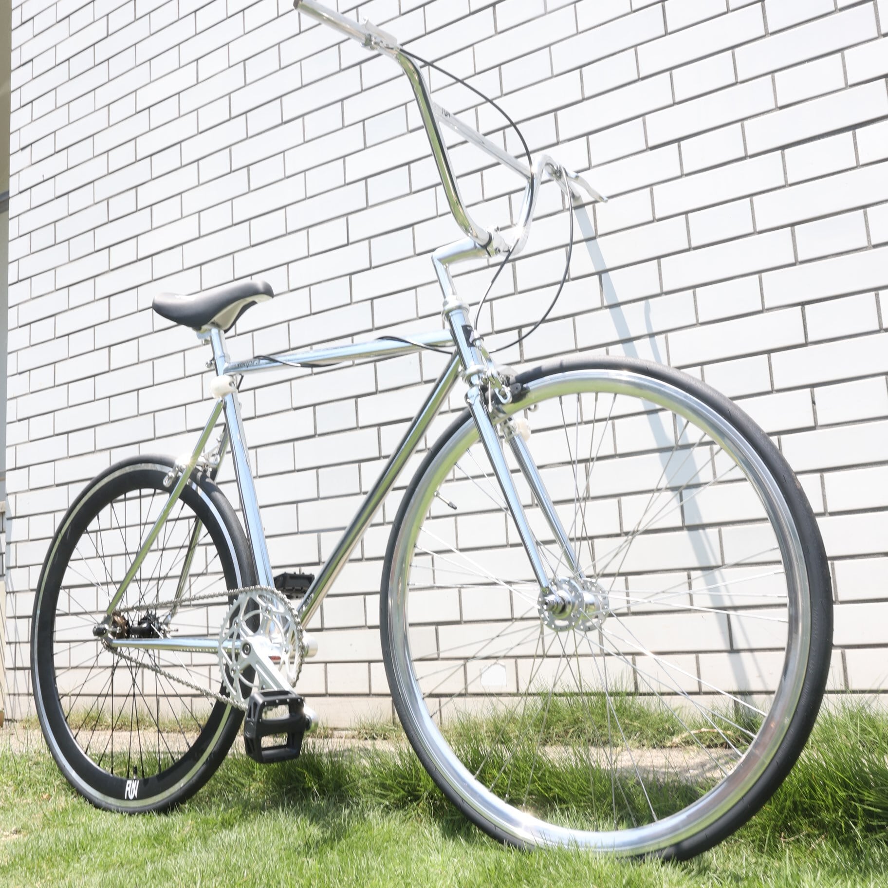 【新品】FUN 700C SOUPRA クローム ピストバイク 自転車