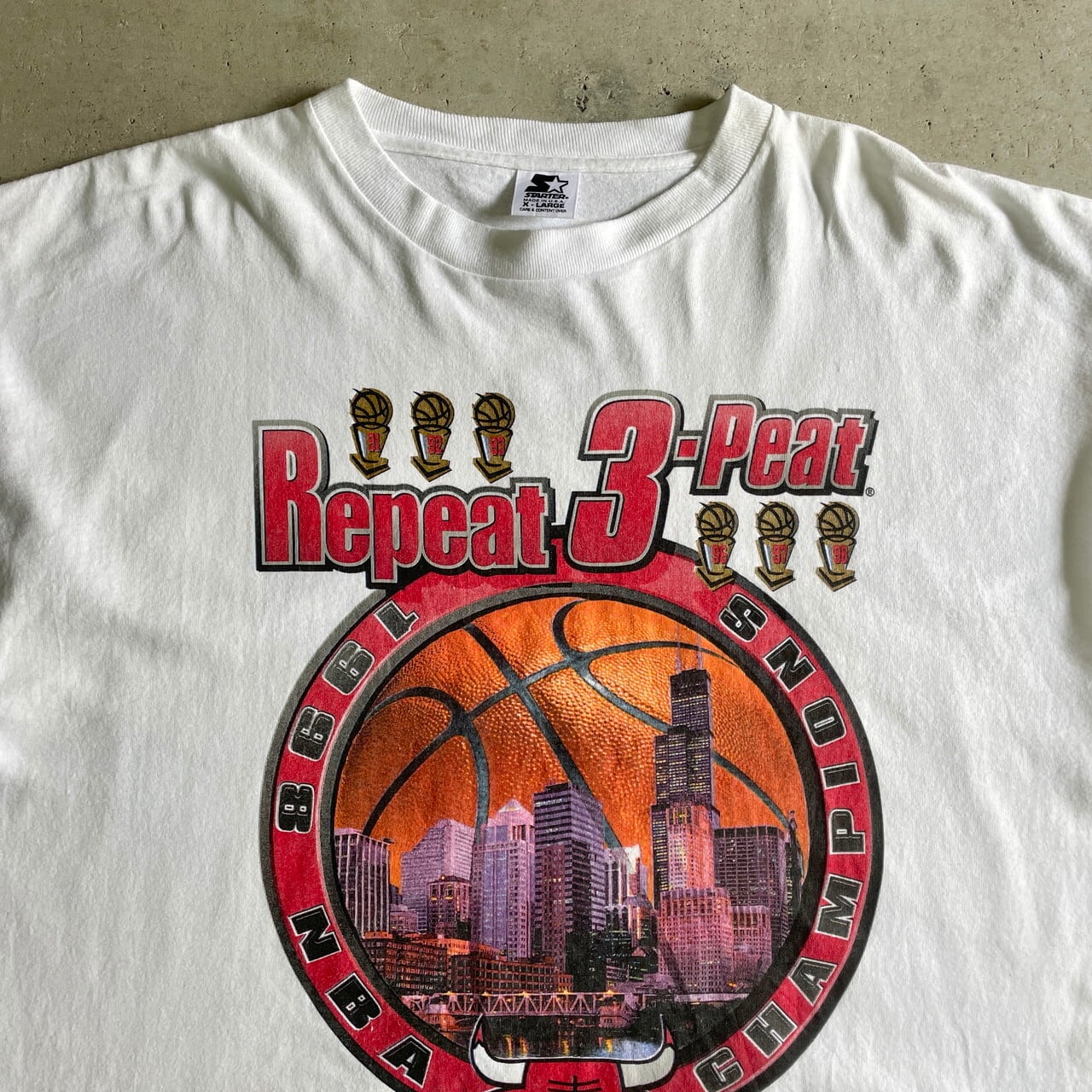 ビッグサイズ 90年代 USA製 NBA CHAMPIONS 1998 REPEAT 3-PEAT