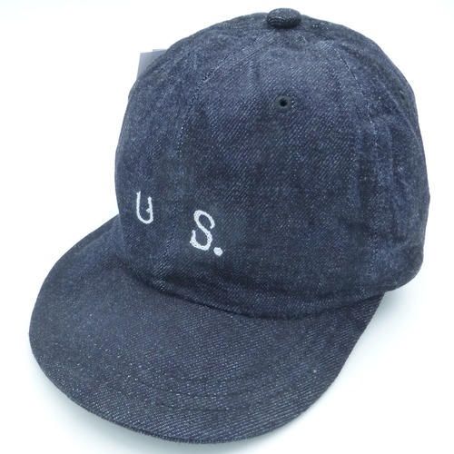 〇save　Embroidery Cap／U S.／Denim