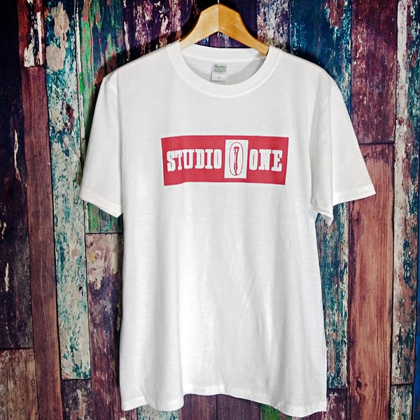 STUDIO ONE 半袖白色 Tシャツ 選べる6サイズ S,M,L,XL,XXL,XXXL 送料