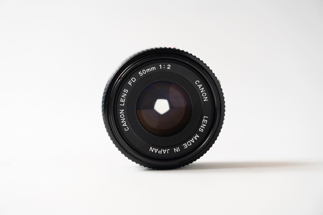 美品 Canon NEW FD NFD 50mm F/2 MF Lens
