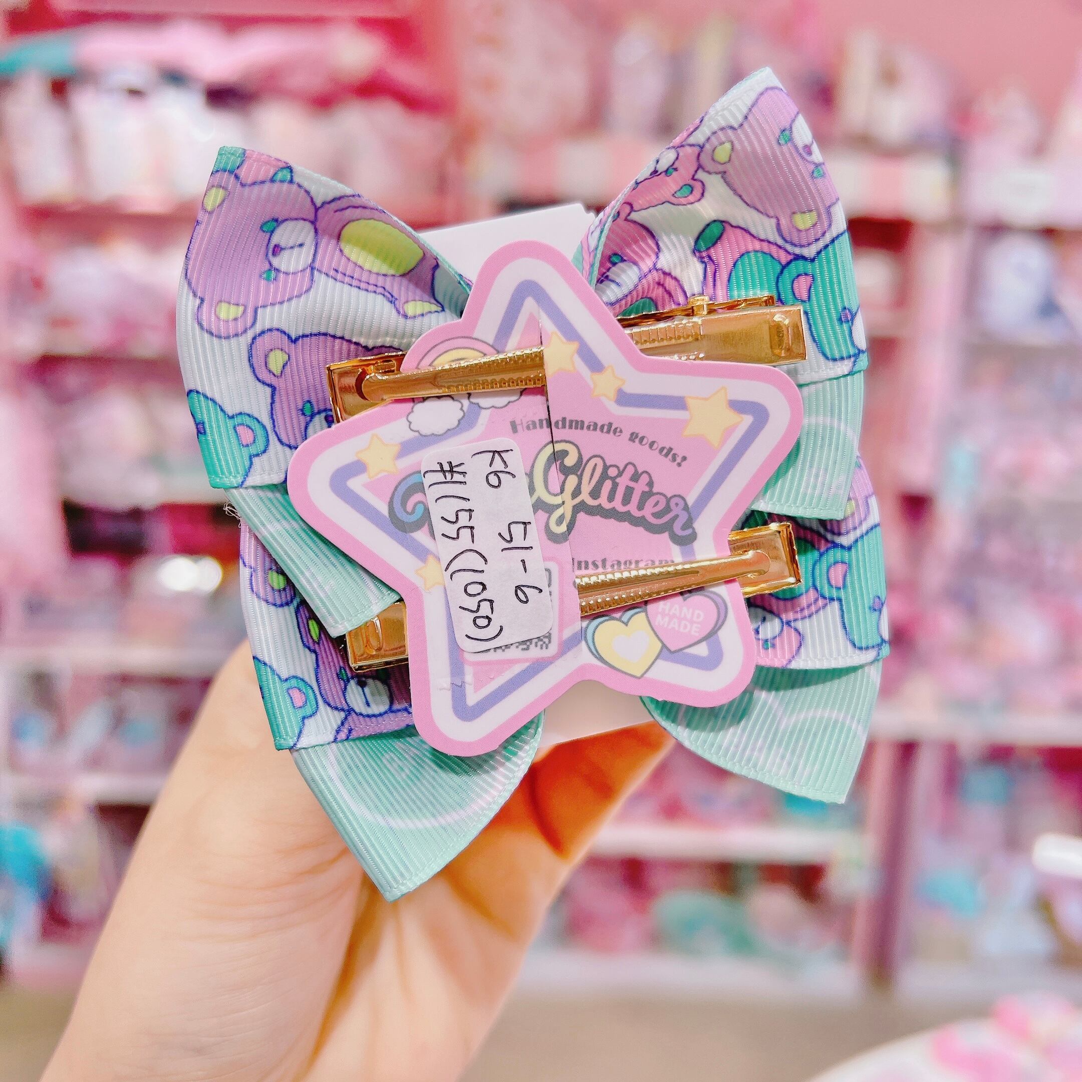 【K6】51-6ツインヘアクリップ