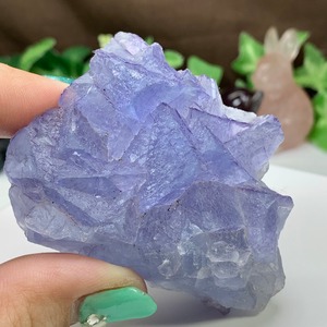35.幻想的な色合い☆ヤオガンシャン産・パープルフローライト原石