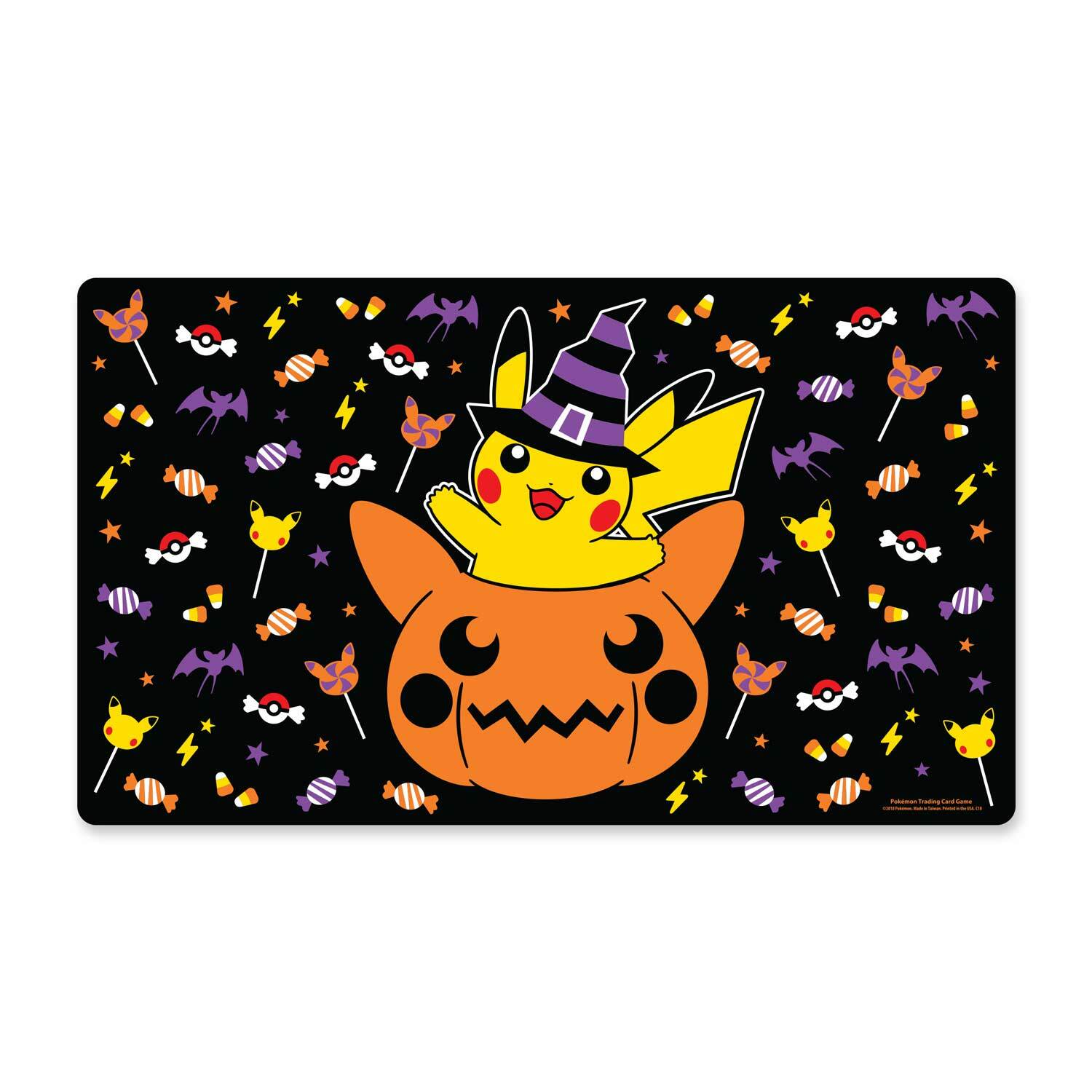 ピカチュウ ハロウィン プレイマット | ptcg Accessories