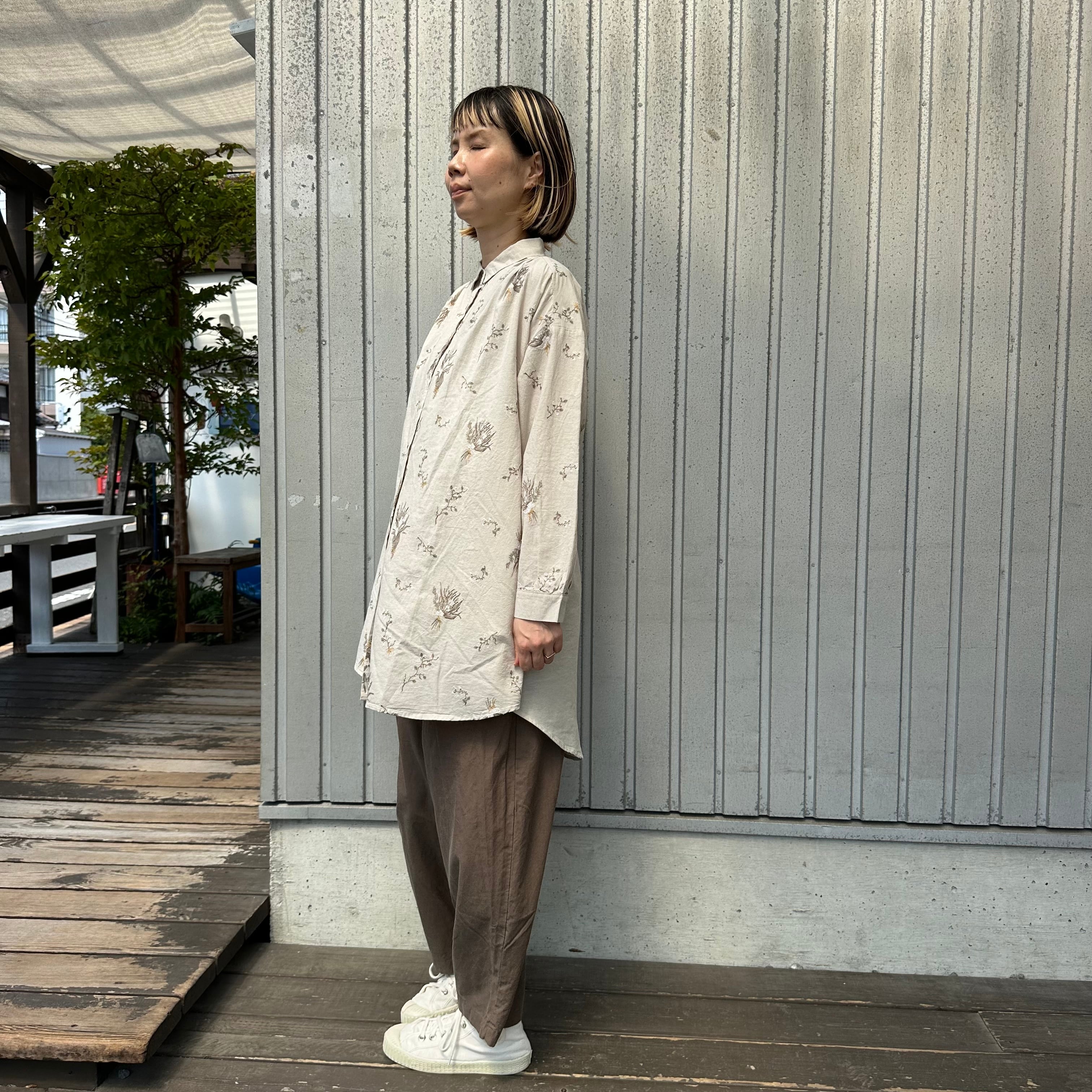 総柄刺繍シャツチュニック/ tukuroi'25AW/TK613259 | WACKY