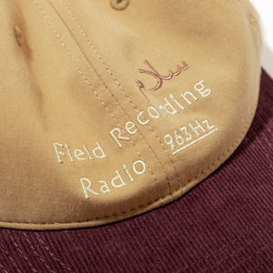 TACOMA FUJI RECORDS / FIELD RECORDING RADIO CAP designed by Noriteru Minezaki