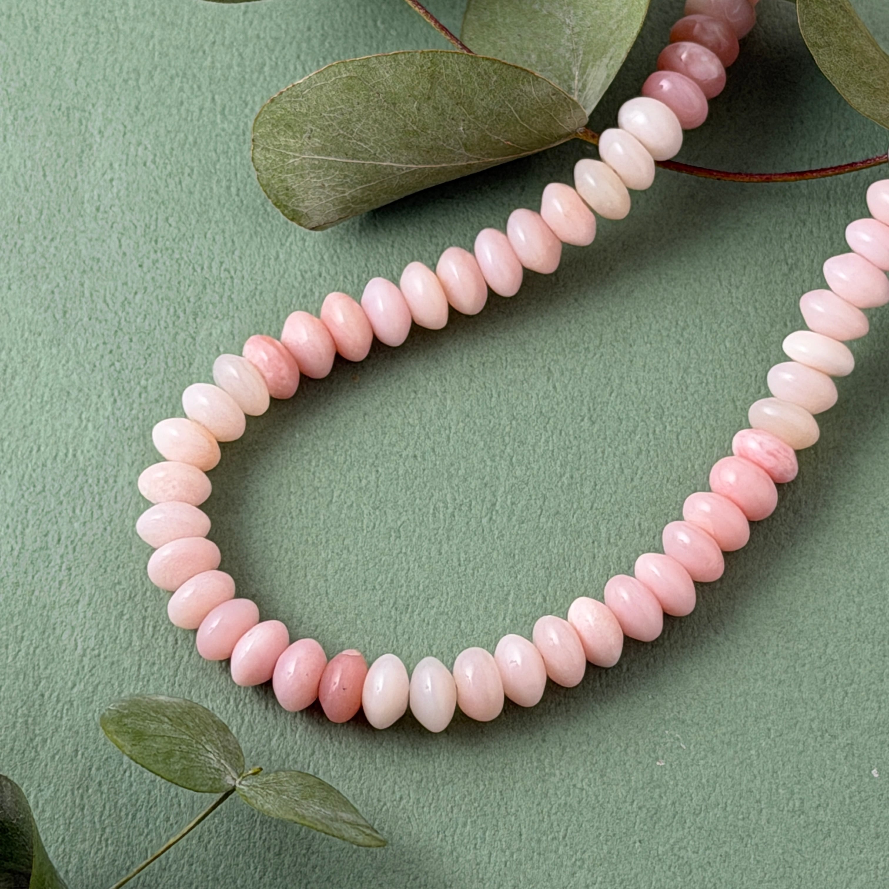 Lagoon Original ピンクオパール カラーグラデーション 一連 ネックレス 40/45cm