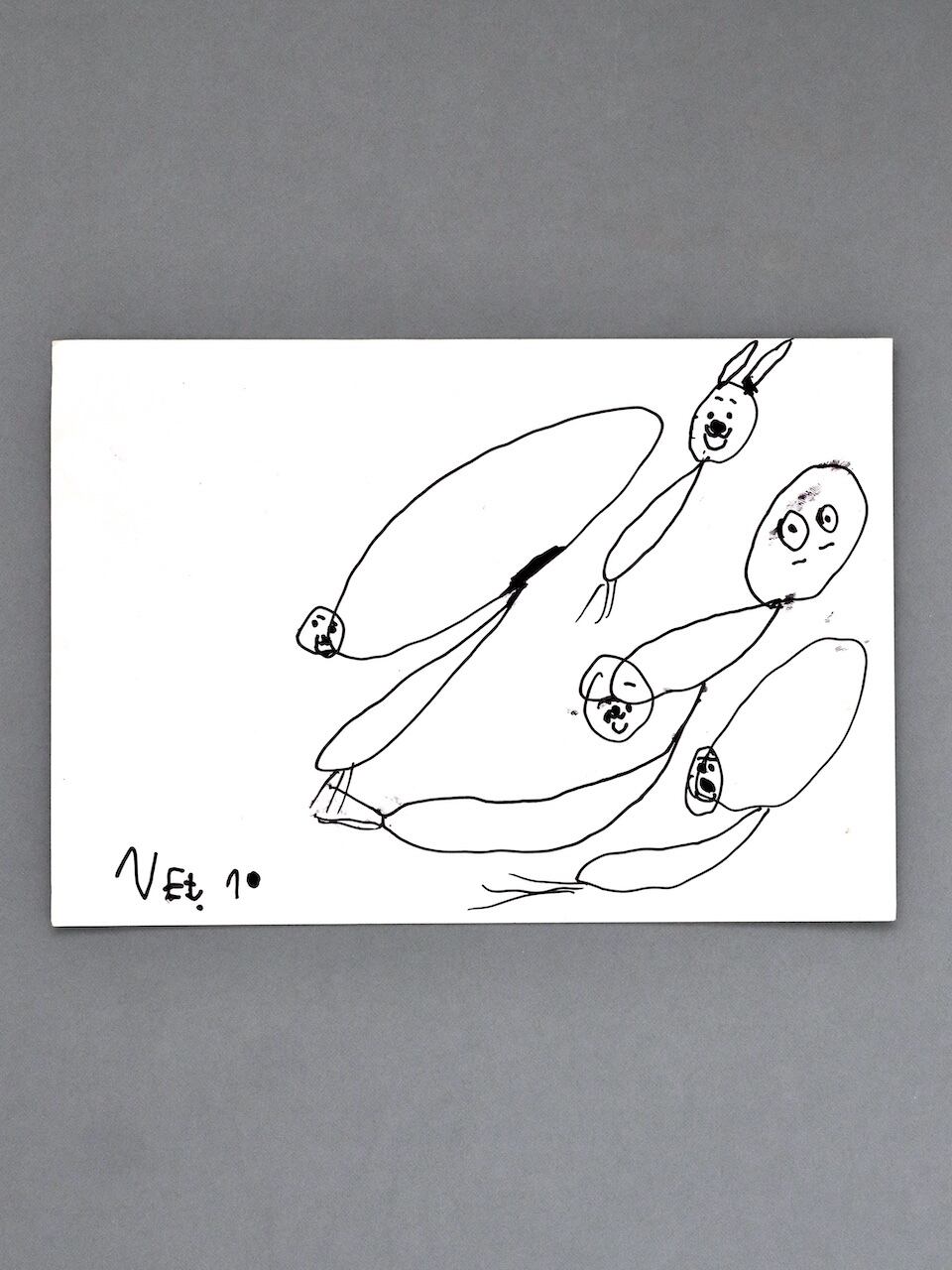 ナ キィティクンの子供たちのポストカード|Children’s Drawing Postcard – Nakittikun