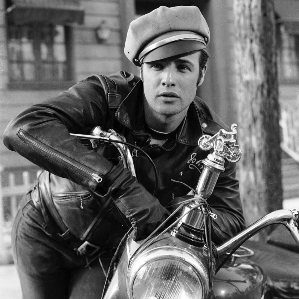 モーターサイクルキャップ　バイカーズ　ロッカーズ　ロカビリー　ヴィンテージ モーターサイクルキャップ スミクロ GOOD ROCKIN' ロカビリー