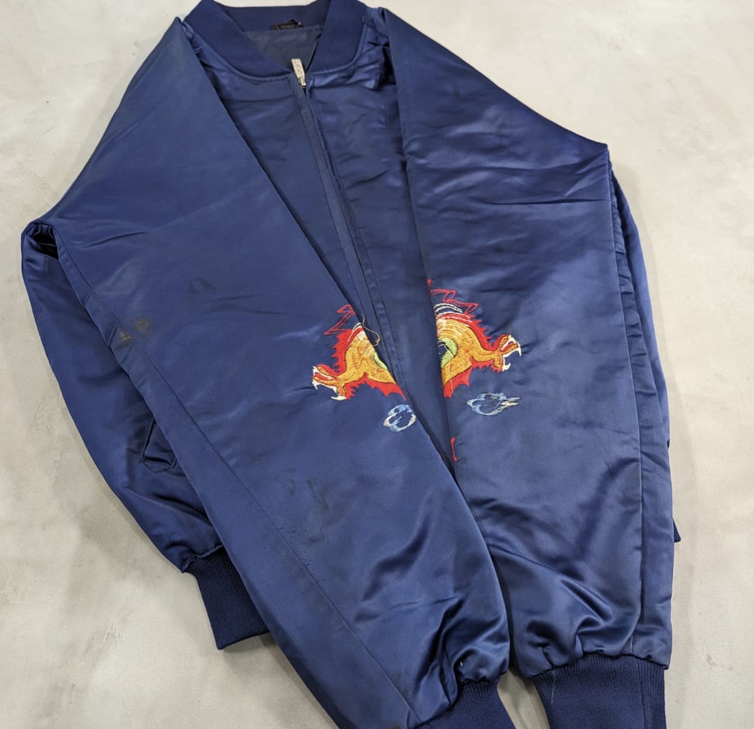 80s okinawa souvenir jaket 小岩店 | What'z up