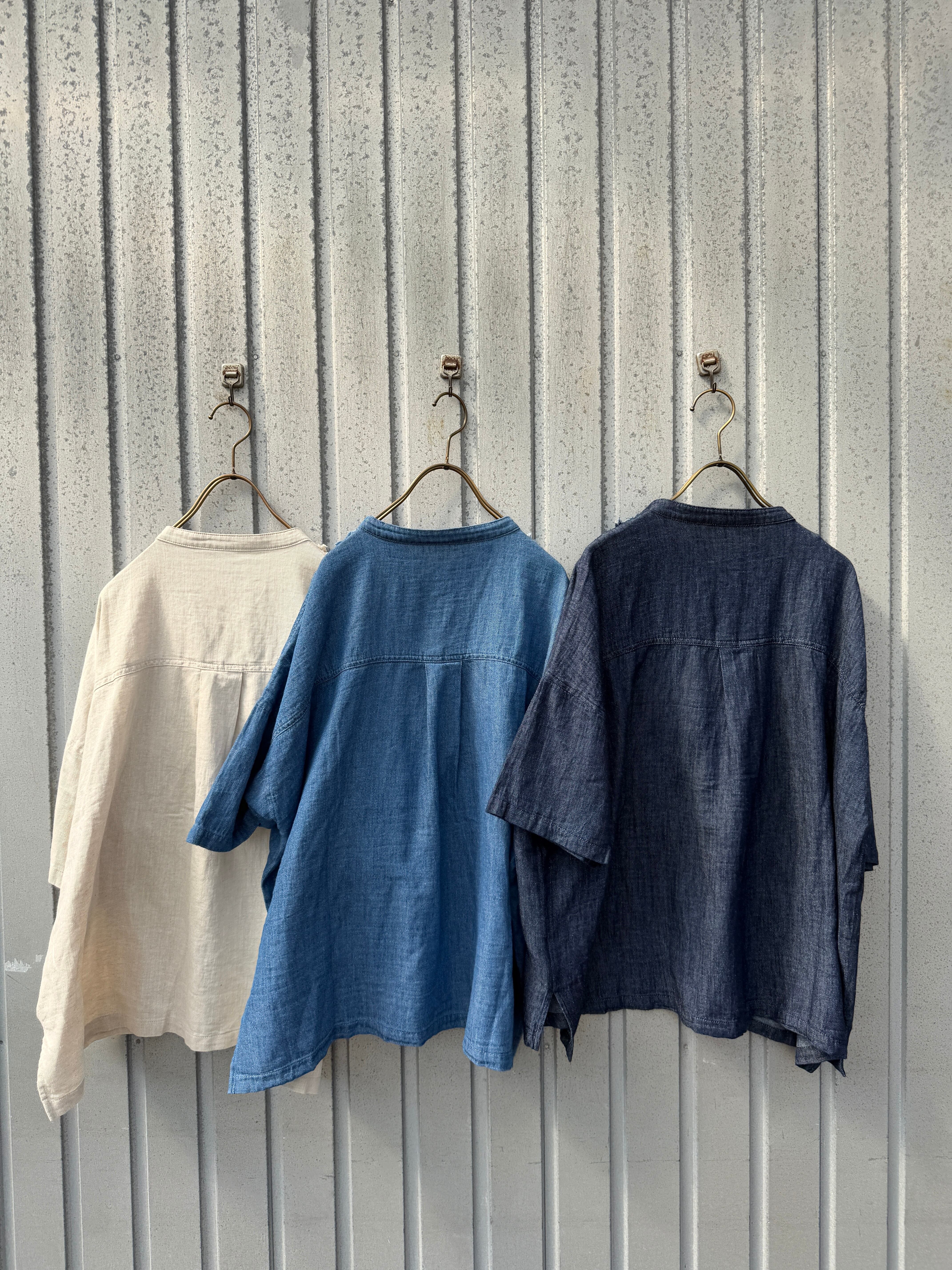 4.5oz綿麻甘撚りデニム/フリンジブラウス/ista-ire'26SS/4601-6620 | WACKY