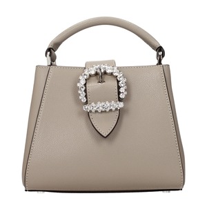 【新品】JIMMY CHOO ジミーチュウ レディース ハンドバッグ レザー グレー CHERISITOPHANDLEOSGLTAUPEGREY