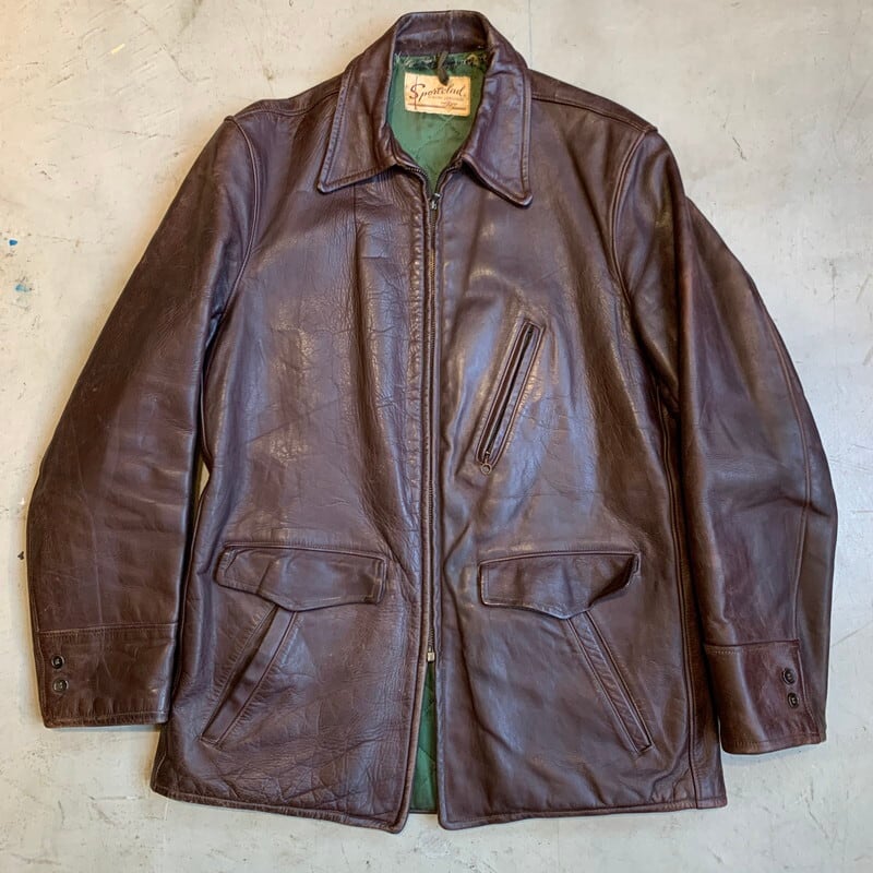 【vintage】40-50s レザージャケット