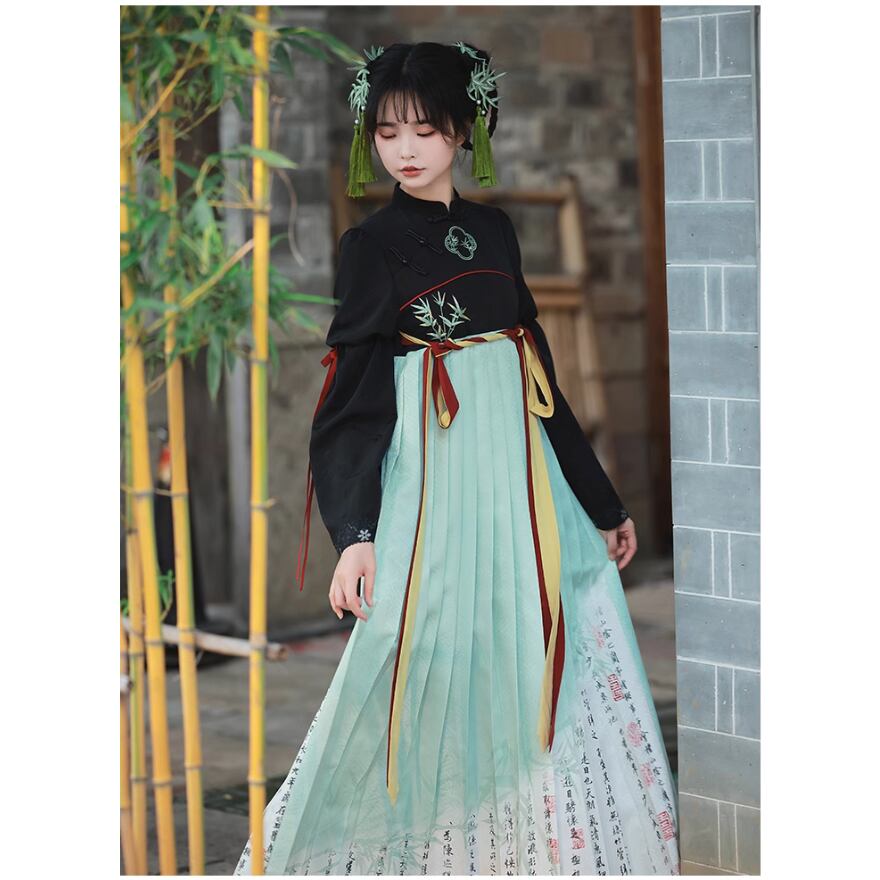 ゴスロリ系 華ロリ チャイナ風 フェイクツーピース 刺繍 ワンピース 病み可愛い 大人ゴシック ゴスロリ通販 With U 華ロリ チャイナ風 フェイクツーピース 刺繍