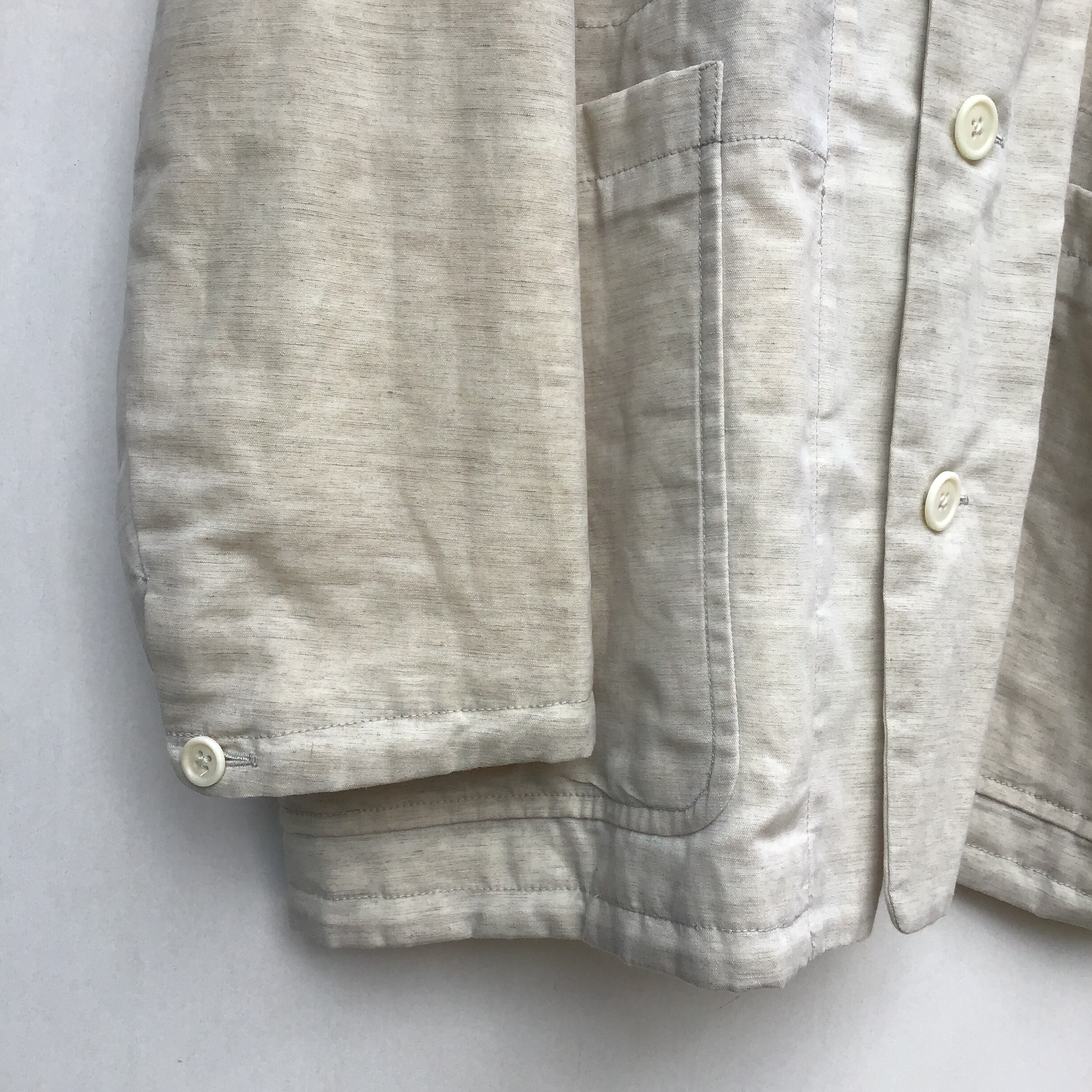 YAECA / ヤエカ カバーオール Natural(oiled) #43555 size S YAECA / ヤエカ カバーオール Natural(oiled) #43555 size S