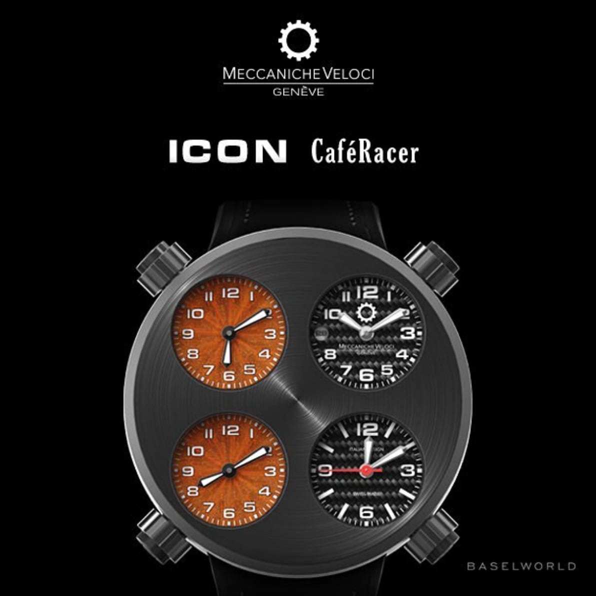【MECCANICHE VELOCI メカニケ・ヴェローチ】ICON CaféRacer アイコン カフェレーサー／国内正規品 腕時計