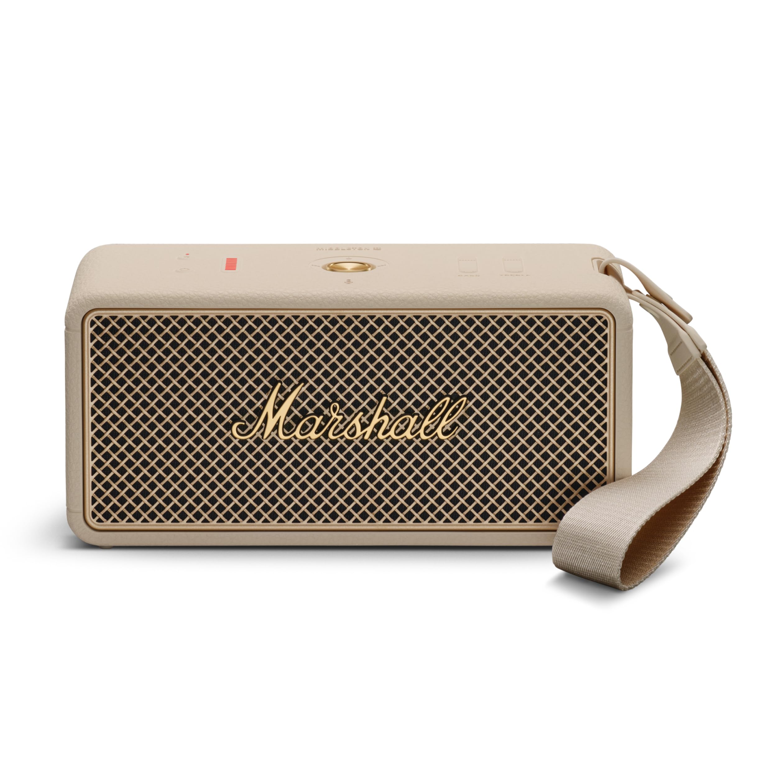 【数量限り】Marshall ワイヤレスポータブル防水スピーカー Middleton II クリーム 連続再生30時間/IP67防水仕様