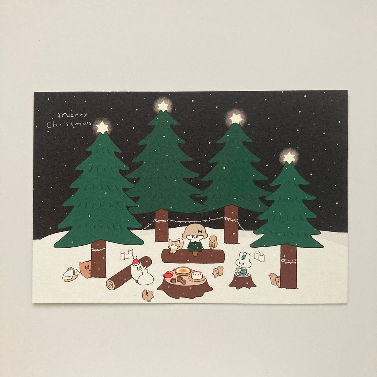 ポストカード　「Merry Christmas」