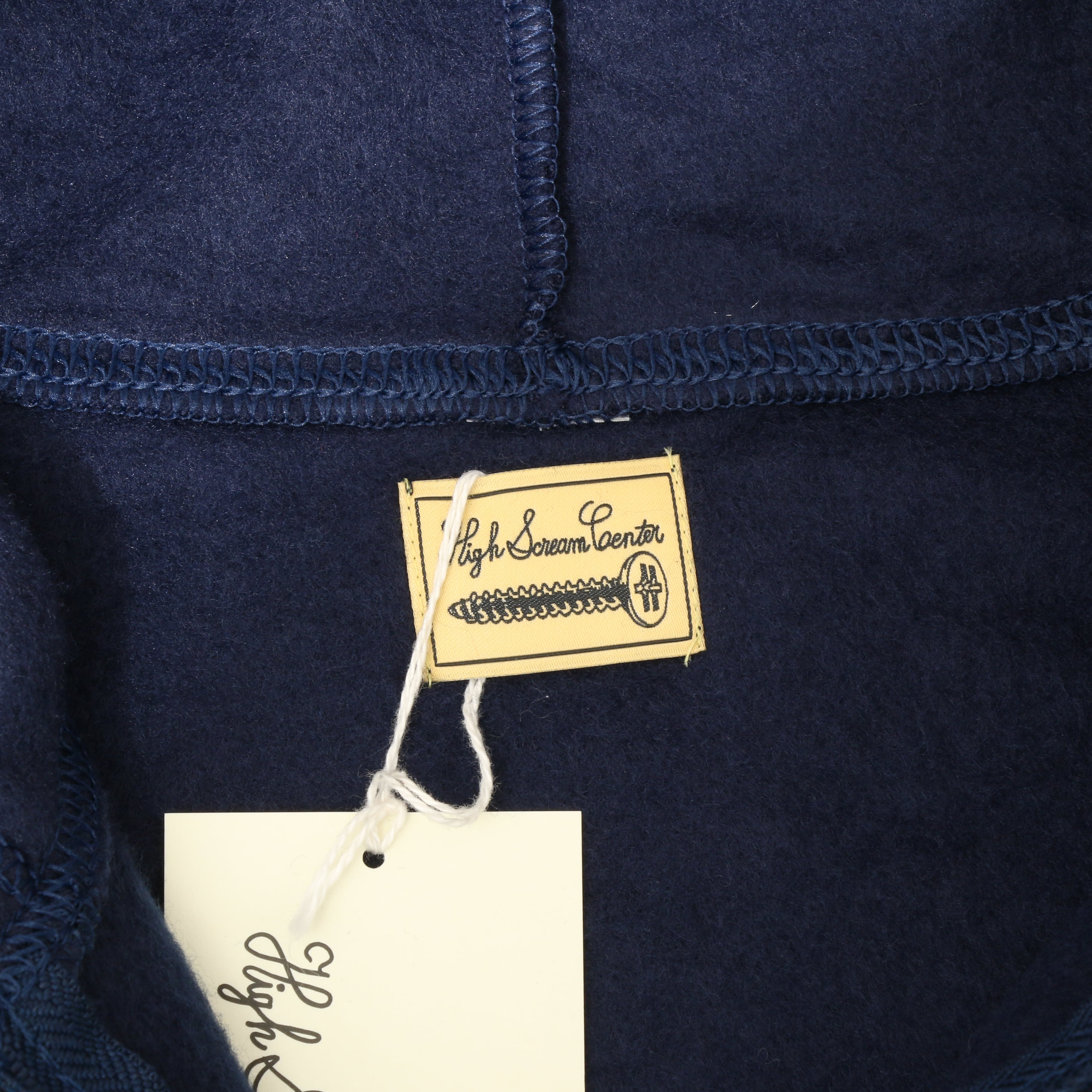 High Scream Center] CollegeLogoBudgeHoodieSweatZipJacket | DAMMIT