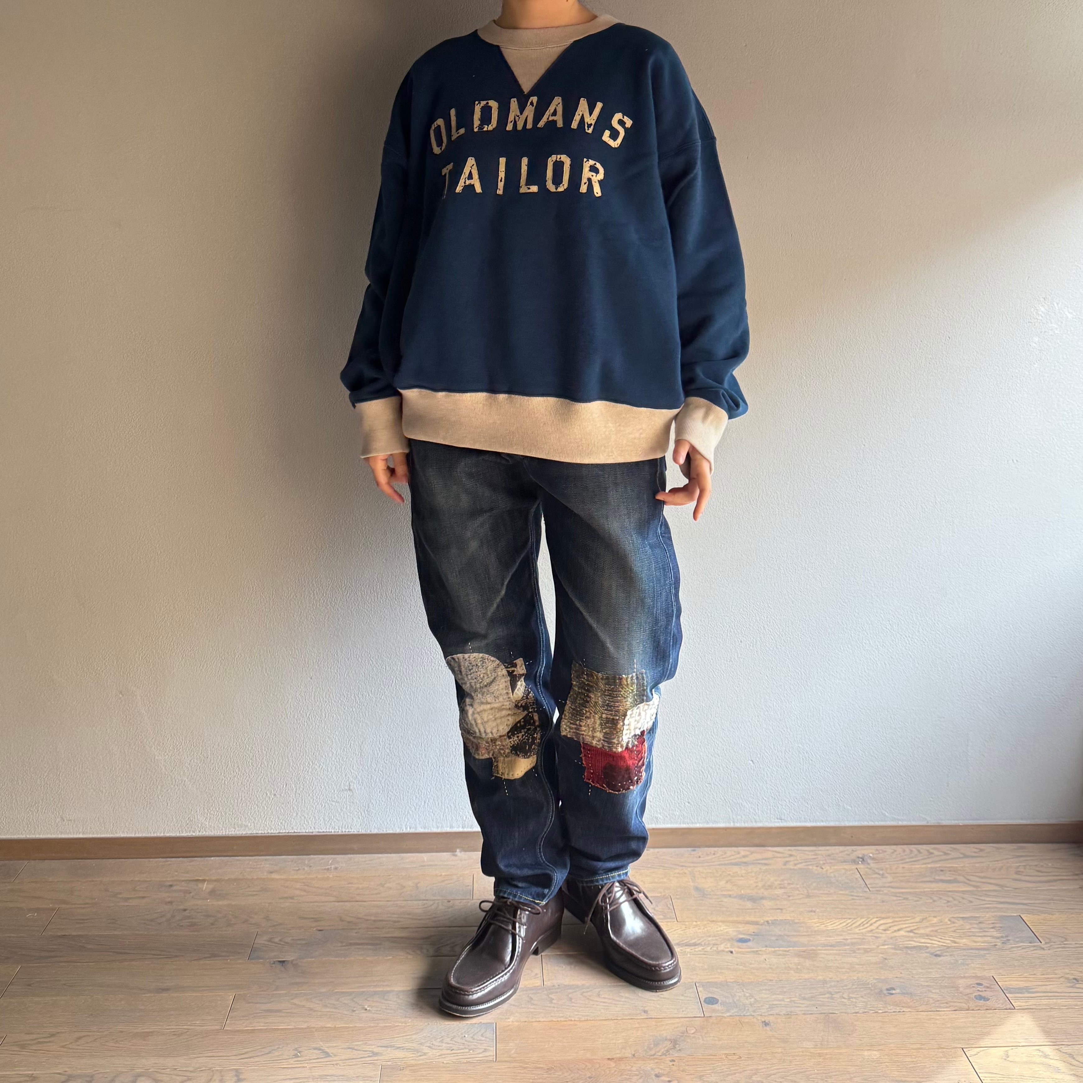 OLDMAN'S TAILOR / オールドマンズテーラー / OMT VINTAGE STYLE SWEAT / OMTビンテージスタイルスウェット38 B: BLUE