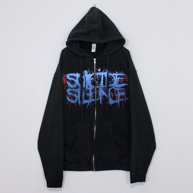 【Caka act2】"Suicide Silence"  Print Design Zip Up Hoodie