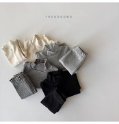 ザゴグマ / THE GOGUMA / ぽかぽかボーダーレギンス / 韓国子供服 / ジュニア / 26winter〖取寄〗*JS~JL*