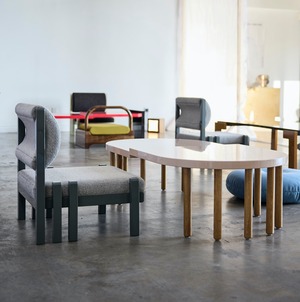 【NEW】wagetsu わ月 / Bi-Level Oval Table (small)