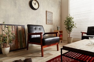 NEW RETRO オリジナル 1人掛けソファ PUレザー