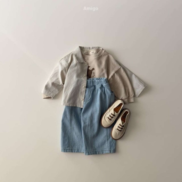 予約⌇amigo / Incision denim pants