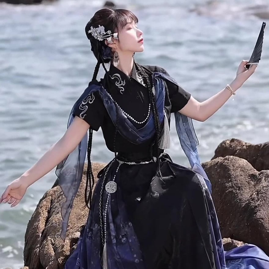 ゴスロリ通販 With U 地雷 チャイナ風 トップス 刺繍 ダークゴシック イベント衣装 撮影会衣装