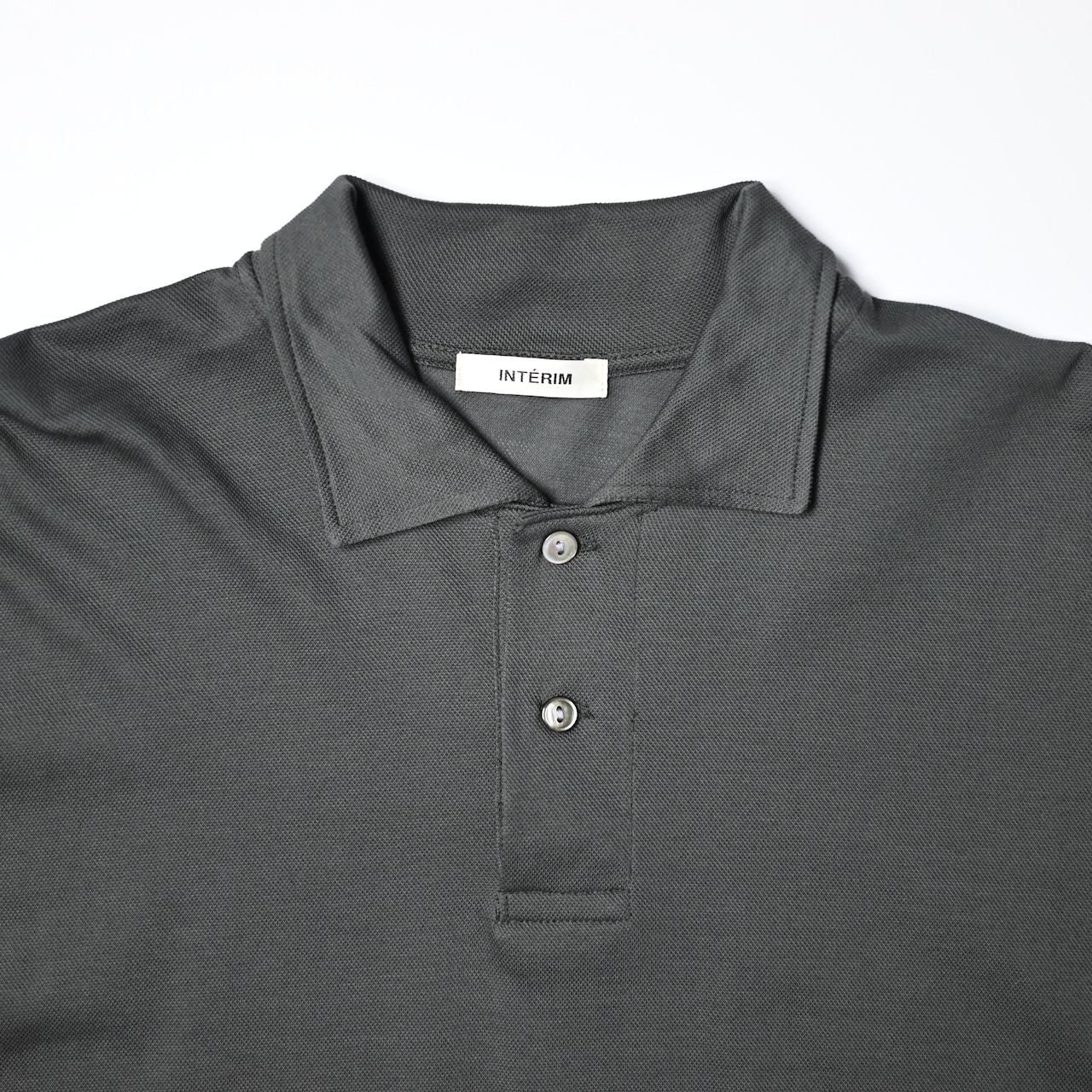 INTERIM / HIGH GAUGE SEA ISLAND PIQUE HYPER BIG LONG POLO SHIRT