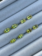 カナリートルマリン 6x4x2.5mm, 0.50ct ザンビア産