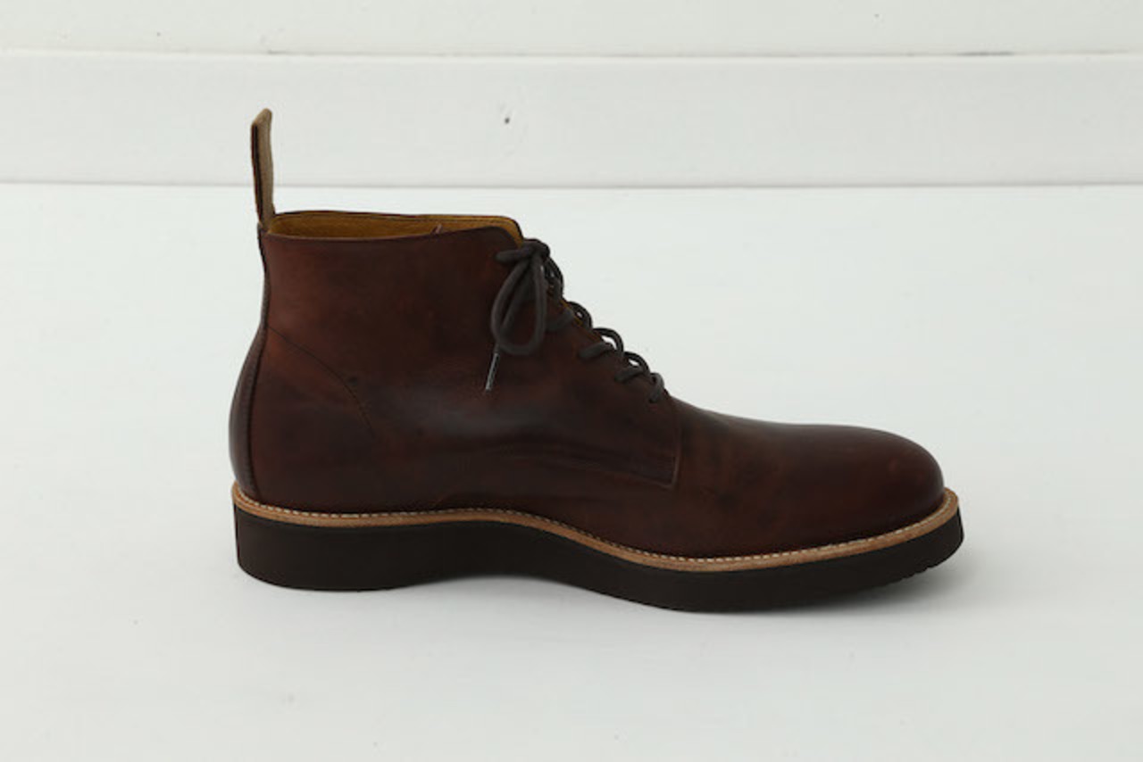 PLAIN TOE CHUKKA (WEDGE SOLE)