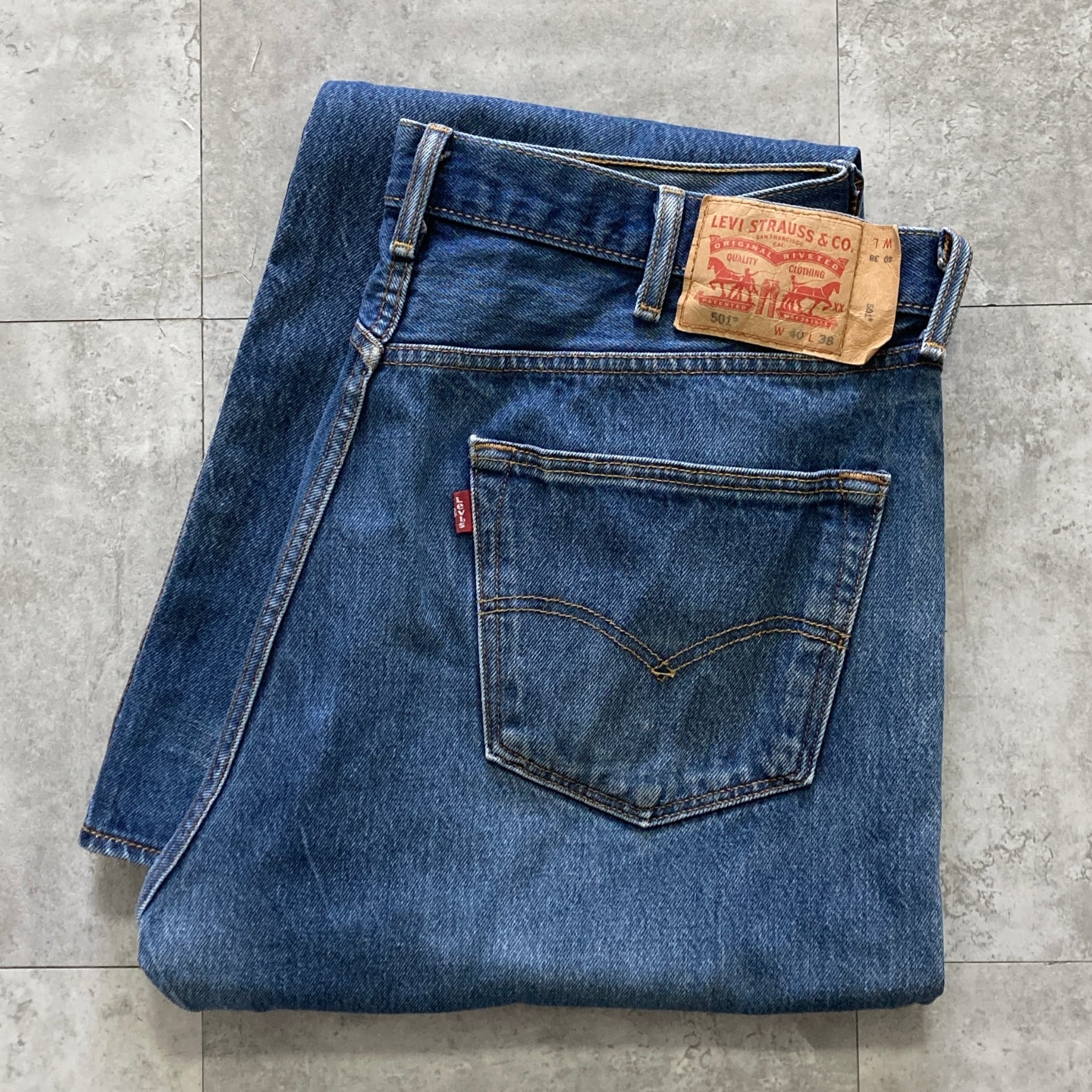リーバイス　501 USA製 W32 デニム　ジーンズ　エルパソ工場 W36 L32】90's US.Levis 501 リーバイス エルパソ工場(511) ボタン裏