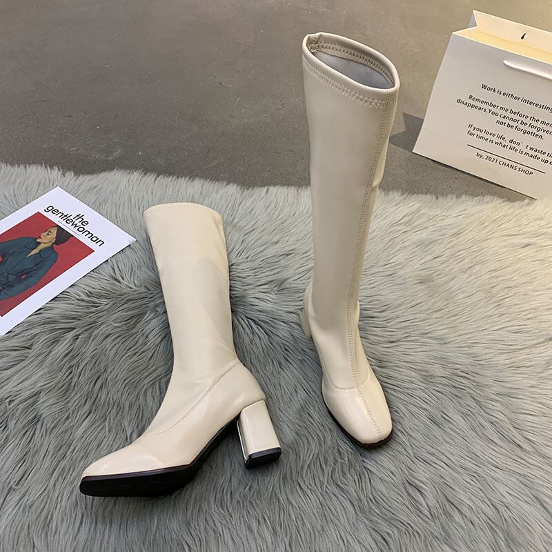 ブーツサマースタイルスタンダード レトロ 靴 シューズ 夏物 スクウェア フェイクシューズ42990420519