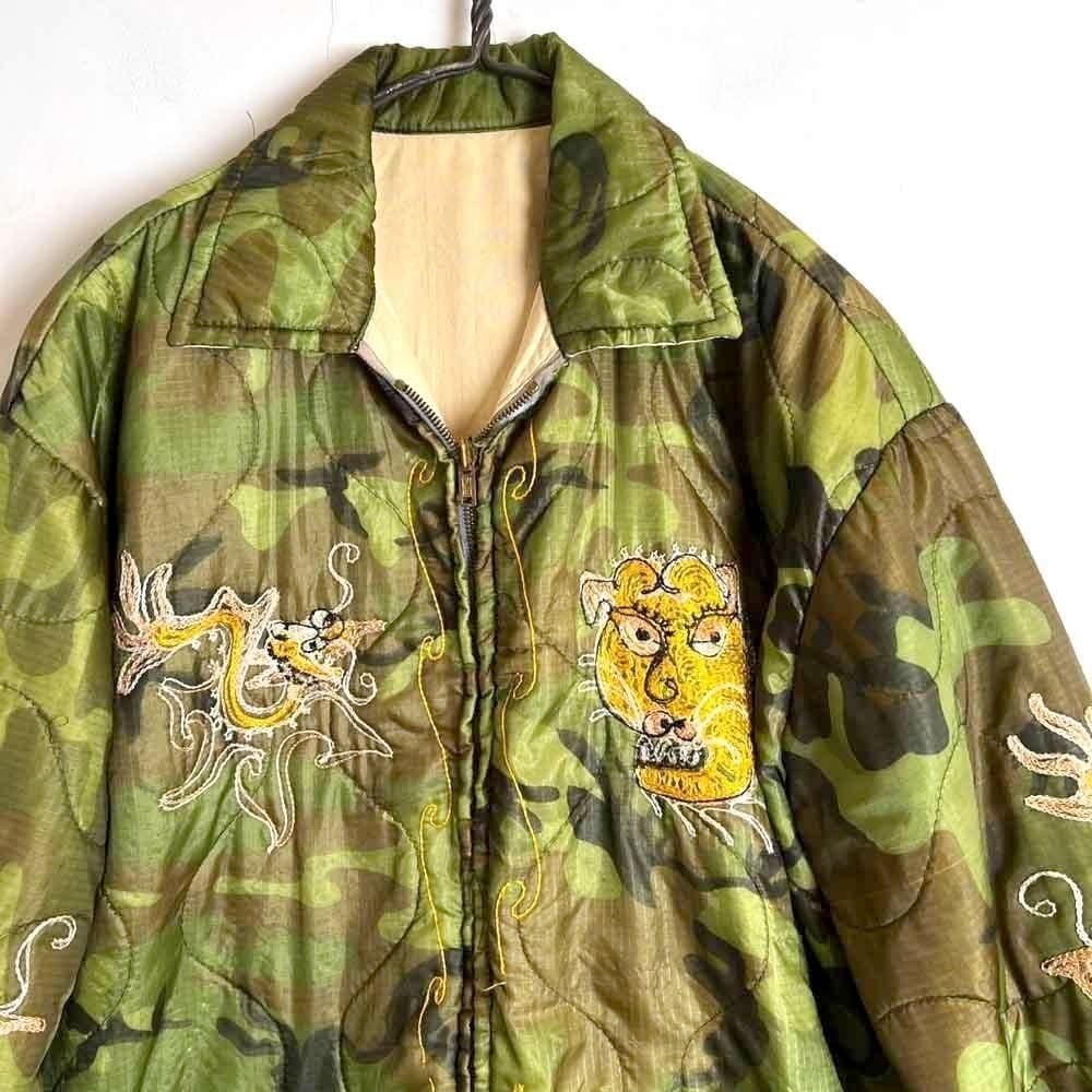 VIETNAM WAR] Vintage Souvenir Jacket Vietjan [1960s-] Vintage
