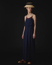 【suie】Gold ring spaghetti strap dress/リングキャミソールマキシドレス