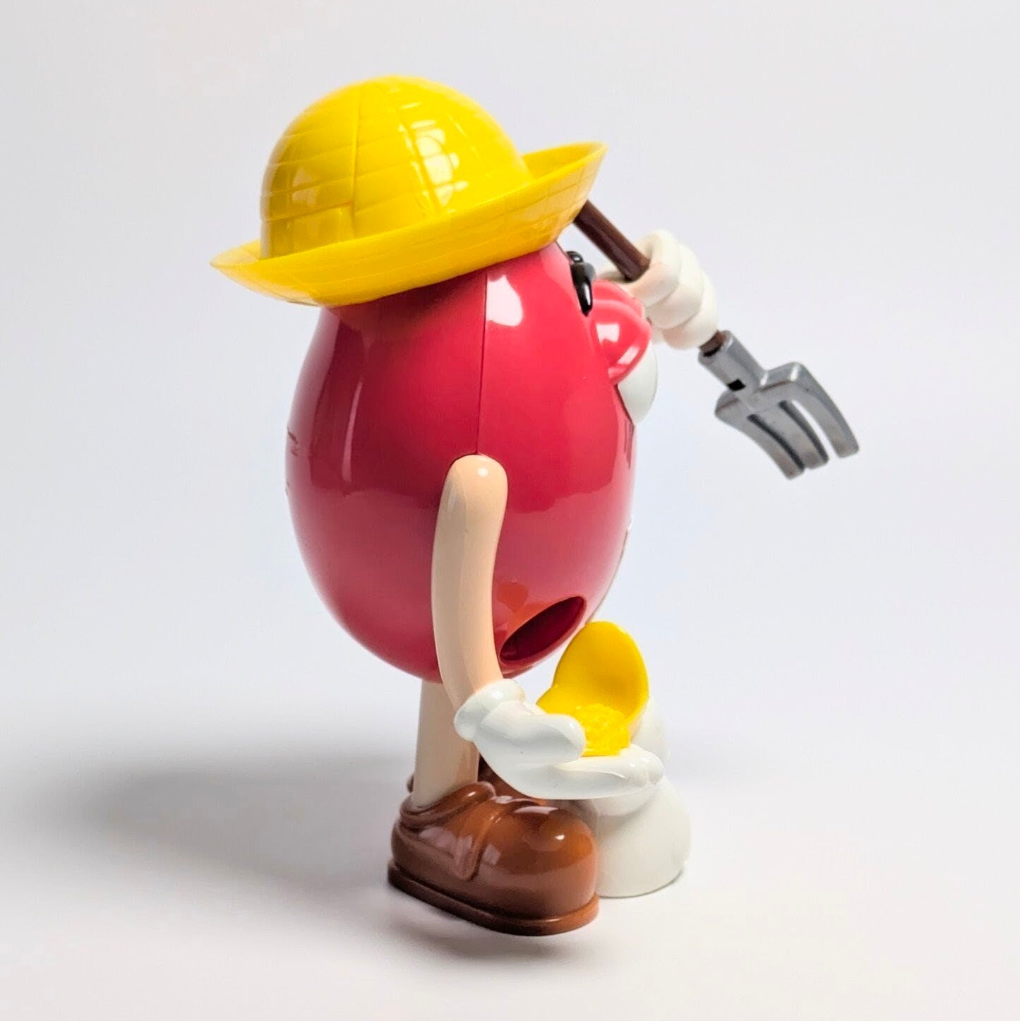 ☆ VINTAGE 90' JUNK ☆【 m&m's  ( エムアンドエムズ ) 】 m&m's レッド ファーマー キャンディ ディスペンサー / 農夫 / アヒル / チョコディスペンサー コレクション 〚アメリカン雑貨 アメトイ〛