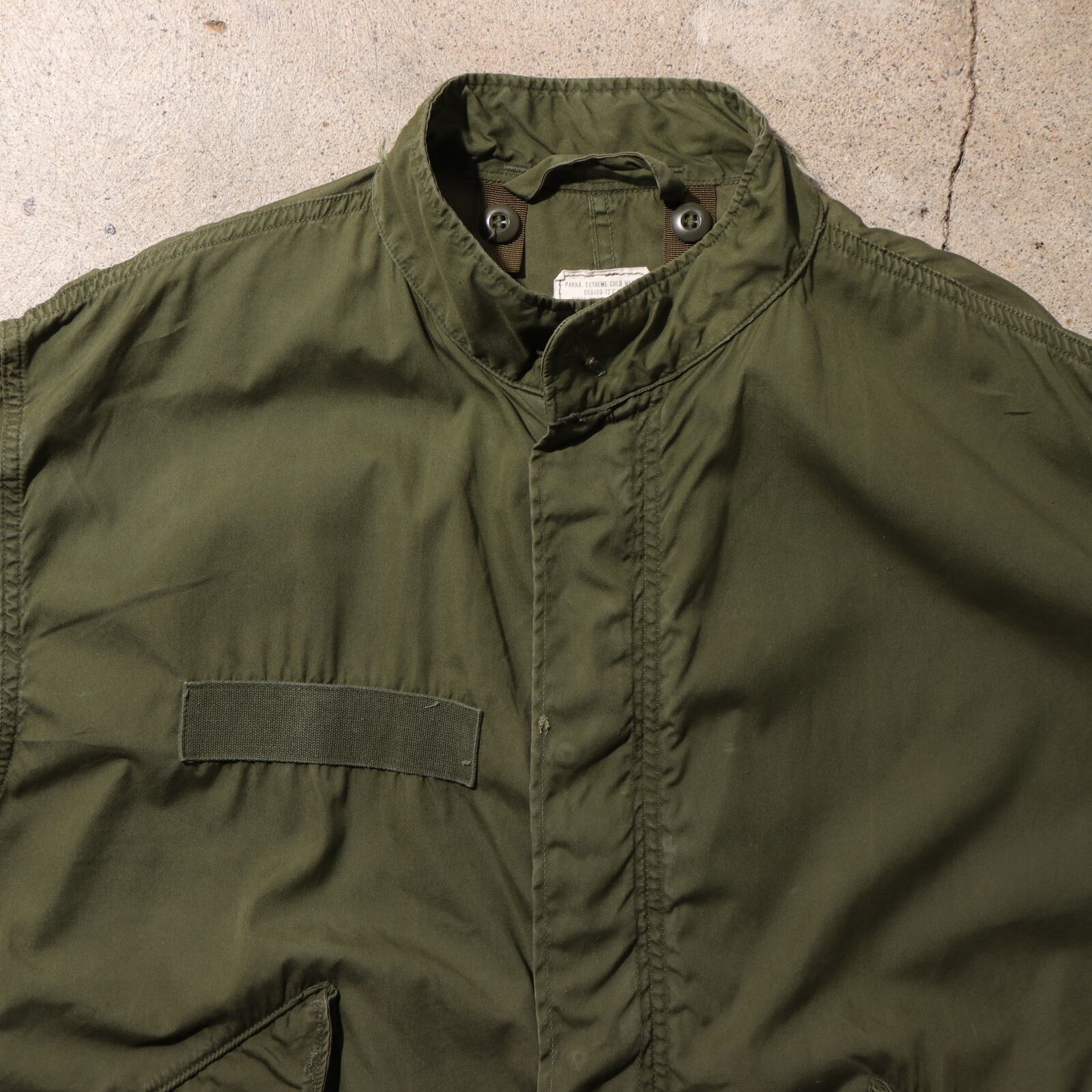 極美品 M 72年 M-65 フィッシュテールパーカー 米軍実物 モッズコート  