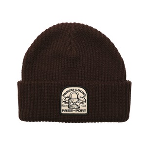 PASS PORT / HERCU LOOKS BEANIE DARK CHOC