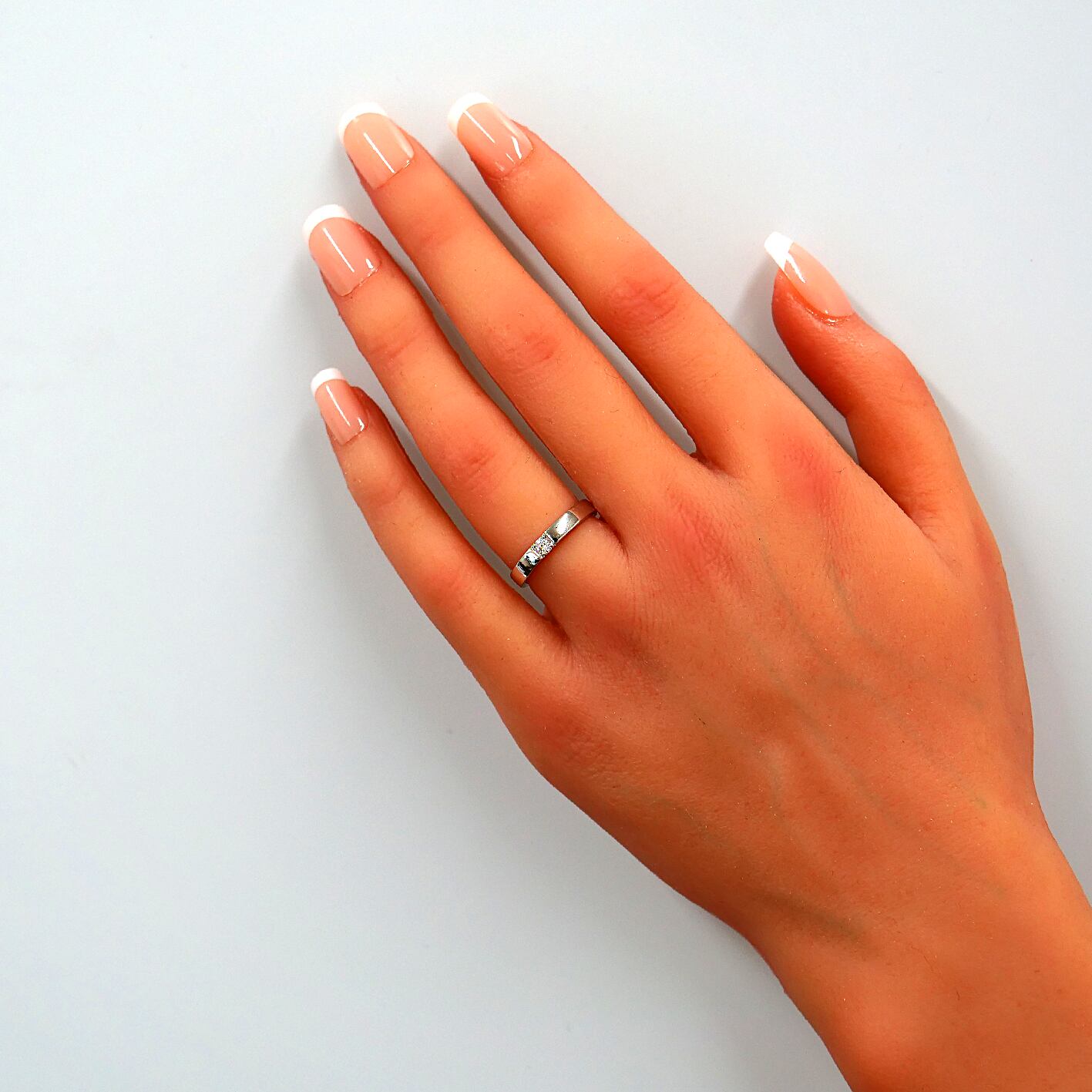 【18金 プラチナ マリッジリング 結婚指輪】K18 Pt950 天然ダイヤモンド 結婚指輪  マリッジリング ペアリング シリーズ011