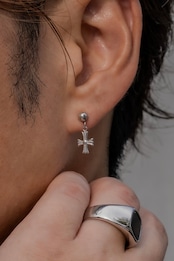 【Cross Sway Pierce】 / SILVER