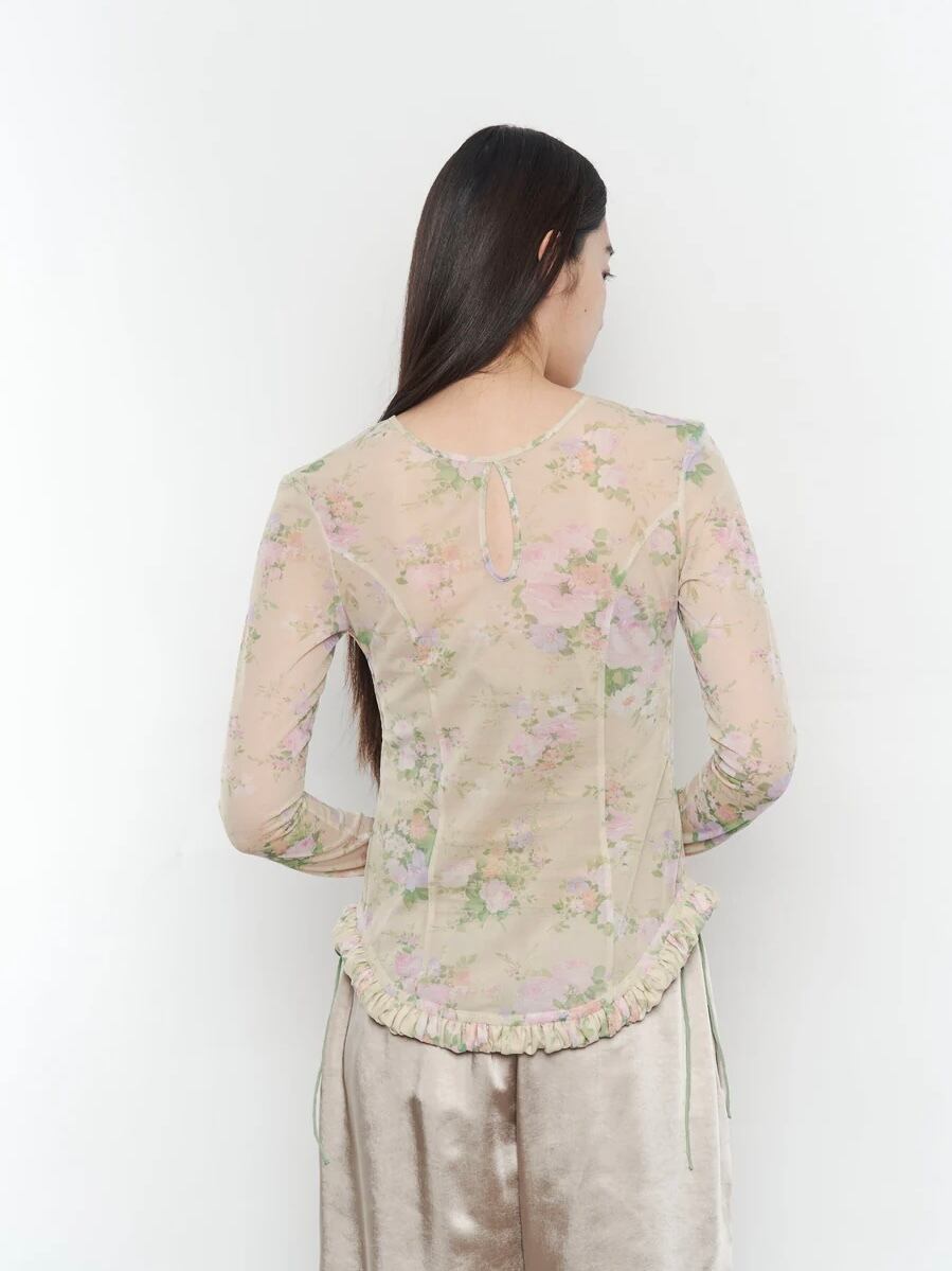 26SS】POOLDE プールデ / AIR TRIM TOP BLOOM / トップス | TRENT online