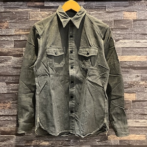 RRL BLACK CHAMBRAY WORK SHIRT